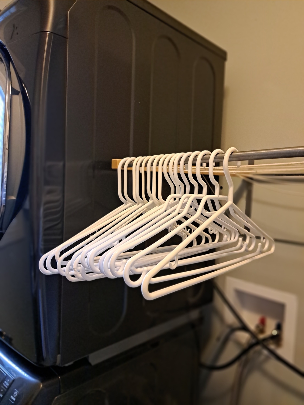 White Plastic Closet Hangers - Multi Variety